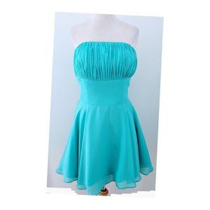Turquoise bridesmaid dress